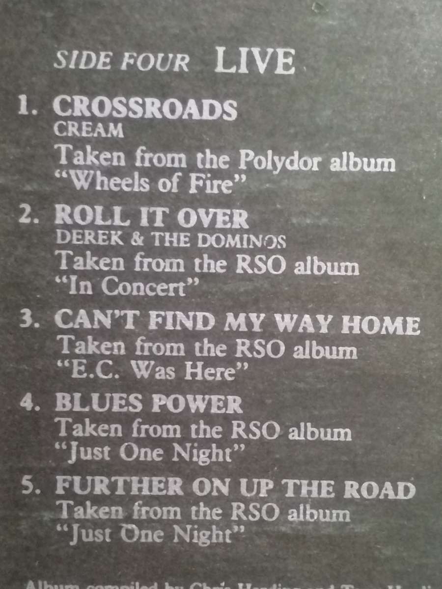 Eric Clapton, Backtrackin, Double album, vinyl's.