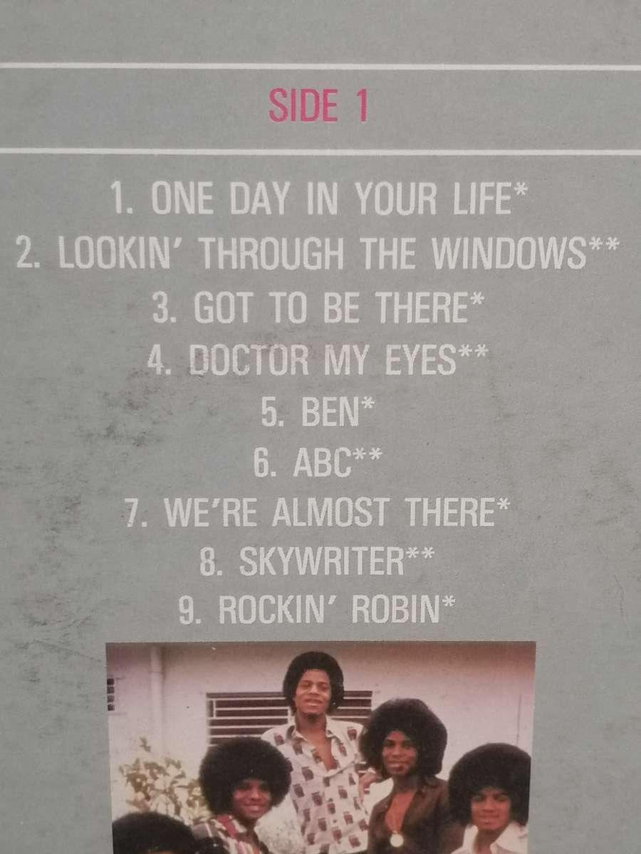 Michael Jackson plus the Jackson 5, Greatest hits, vinyl.