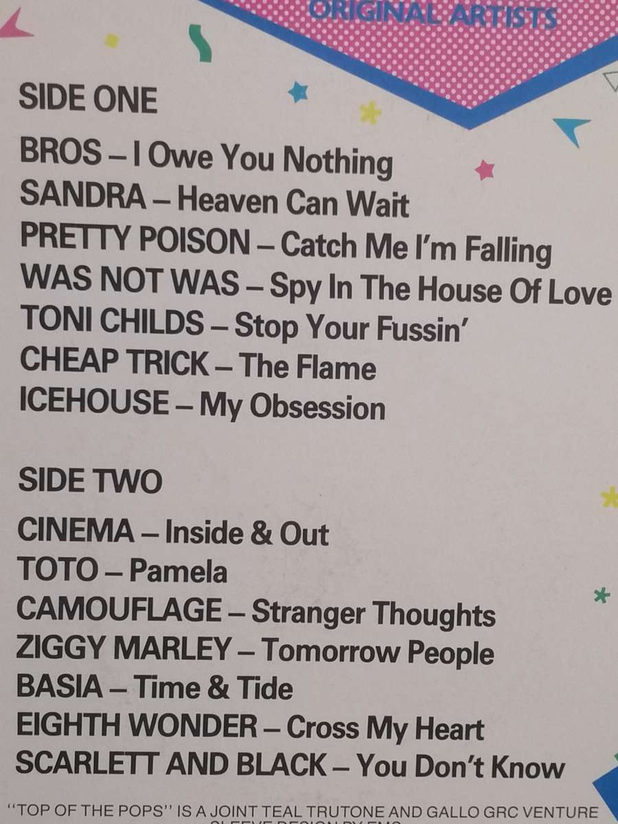 Top of the Pops. vinyl.