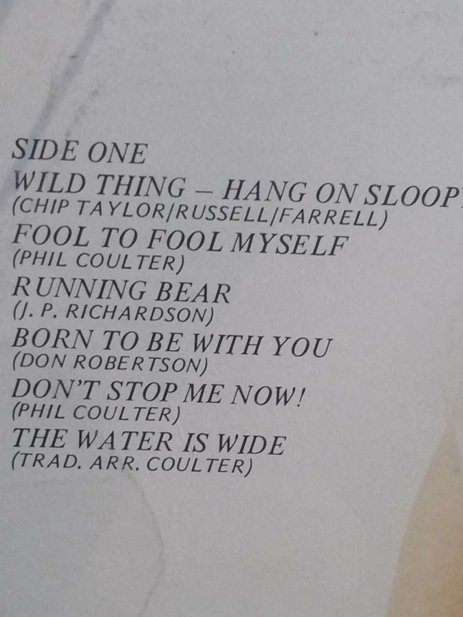 Geraldine, I'am a Woman, vinyl.