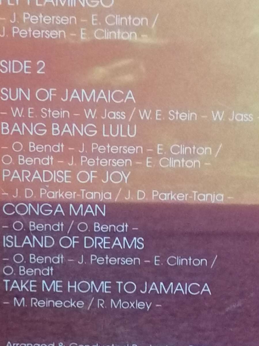 Goombay Dance Band, Sun in Jamaica, vinyl.