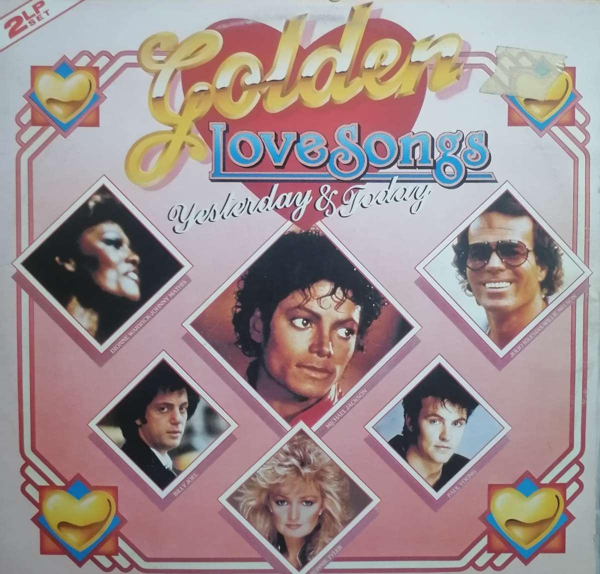 Golden Love songs, Yesterday and today Double album, Pink vinyl's.