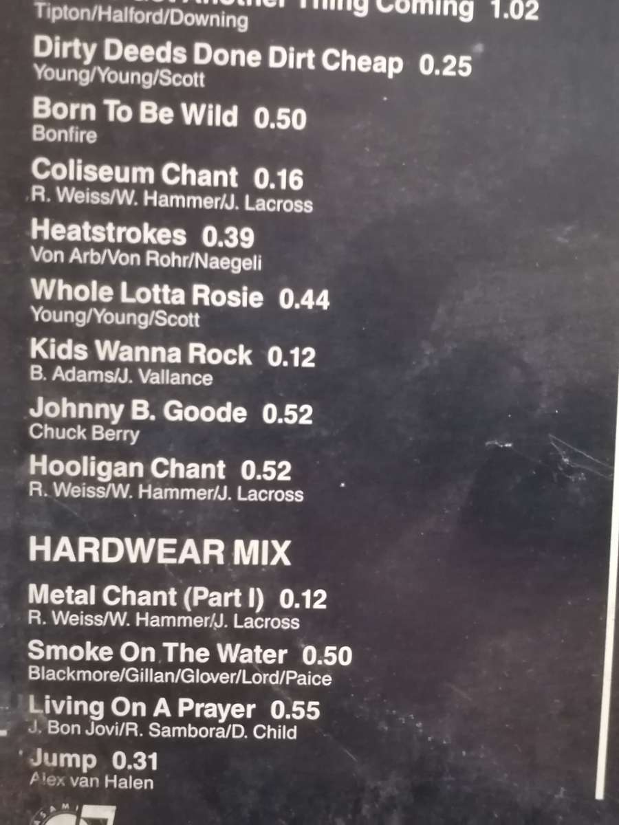 Metal Marathon, The Heavy's, vinyl very good.