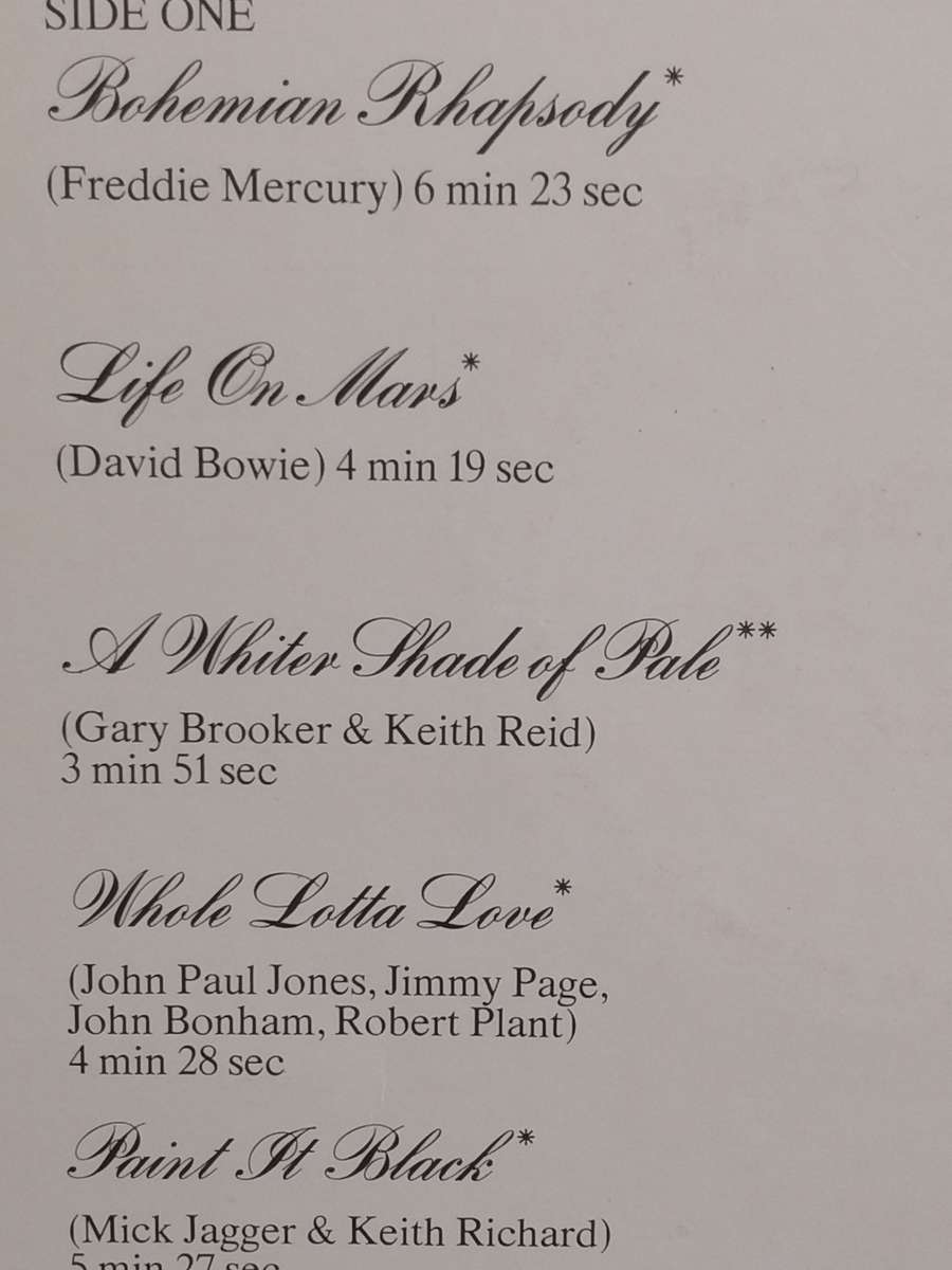 Classic Rock, vinyl excellent.