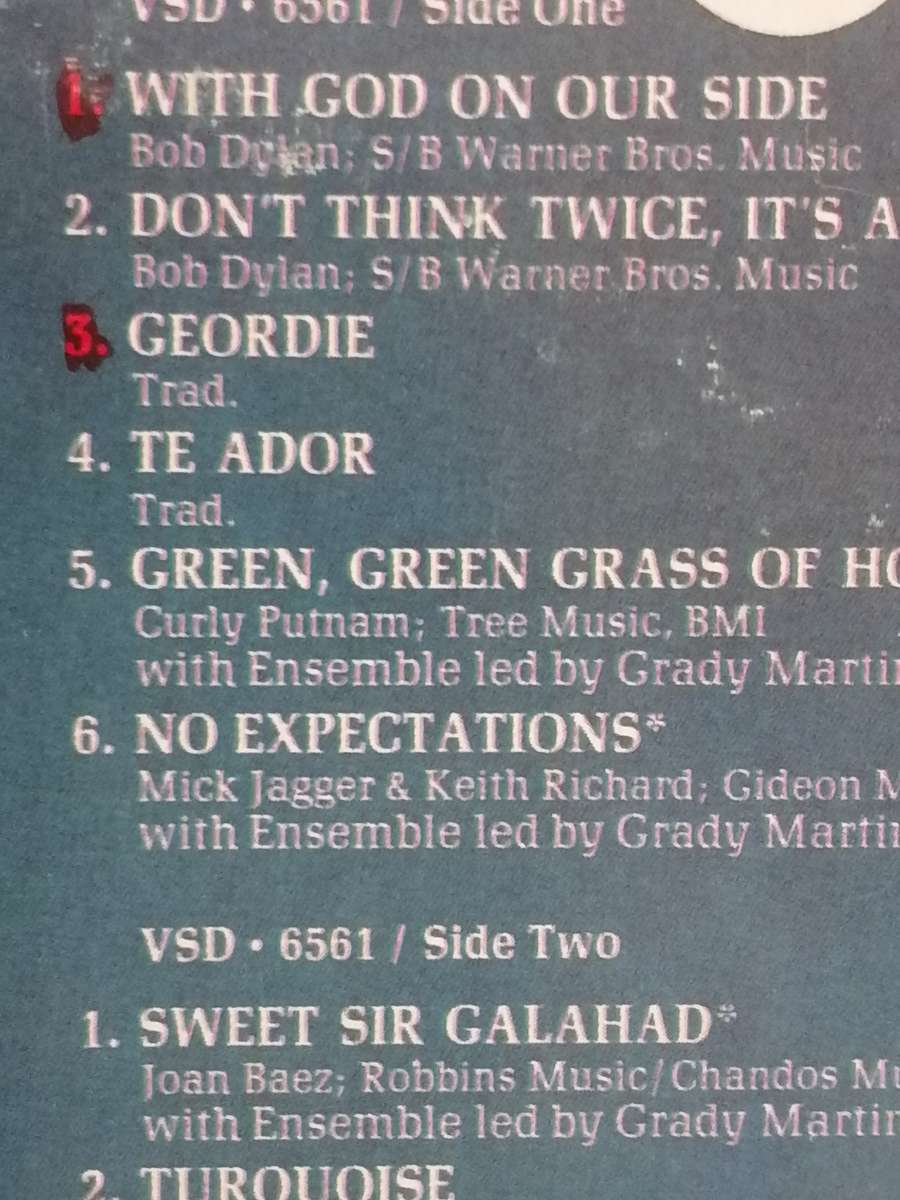 Joan Baez, First 10 years, double album, vinyl's very good.