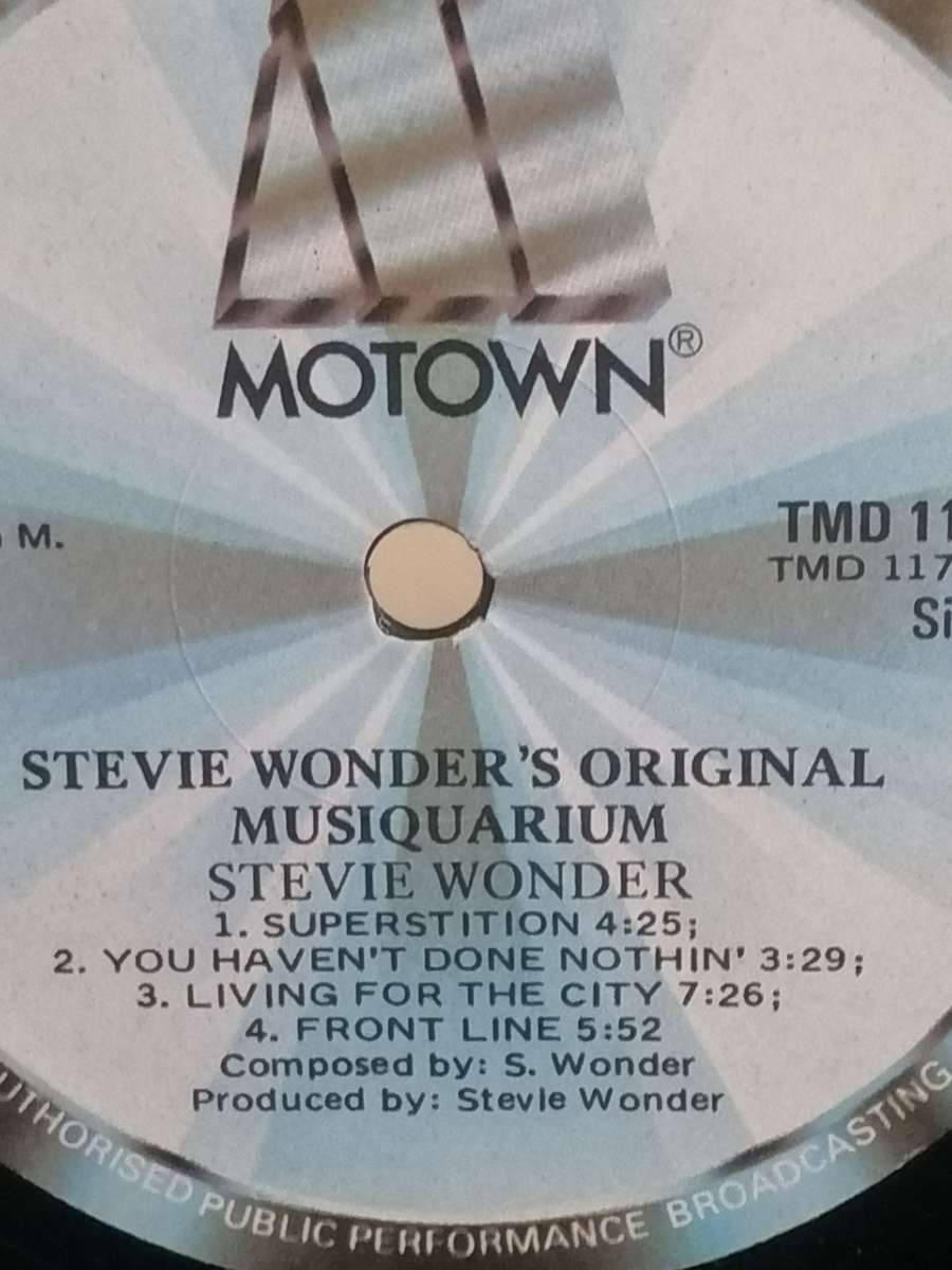 Stevie Wonder's Original Musiquarium 1, double album, vinyl's excellent.