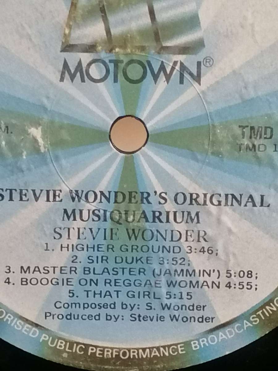Stevie Wonder's Original Musiquarium 1, double album, vinyl's excellent.