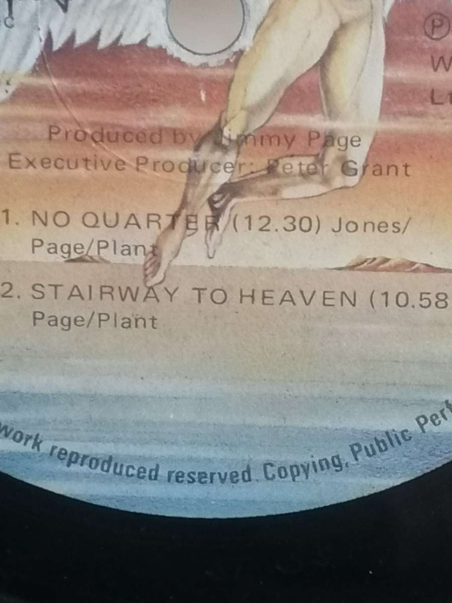 Led-Zepplin, soundtrack from the film, double album, vinyl's very good.