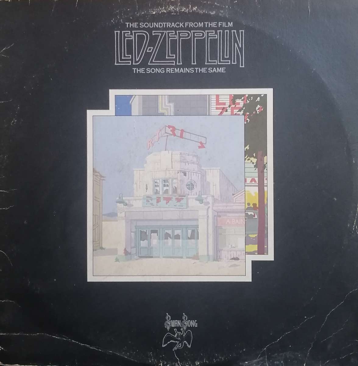 Led-Zepplin, soundtrack from the film, double album, vinyl's very good.