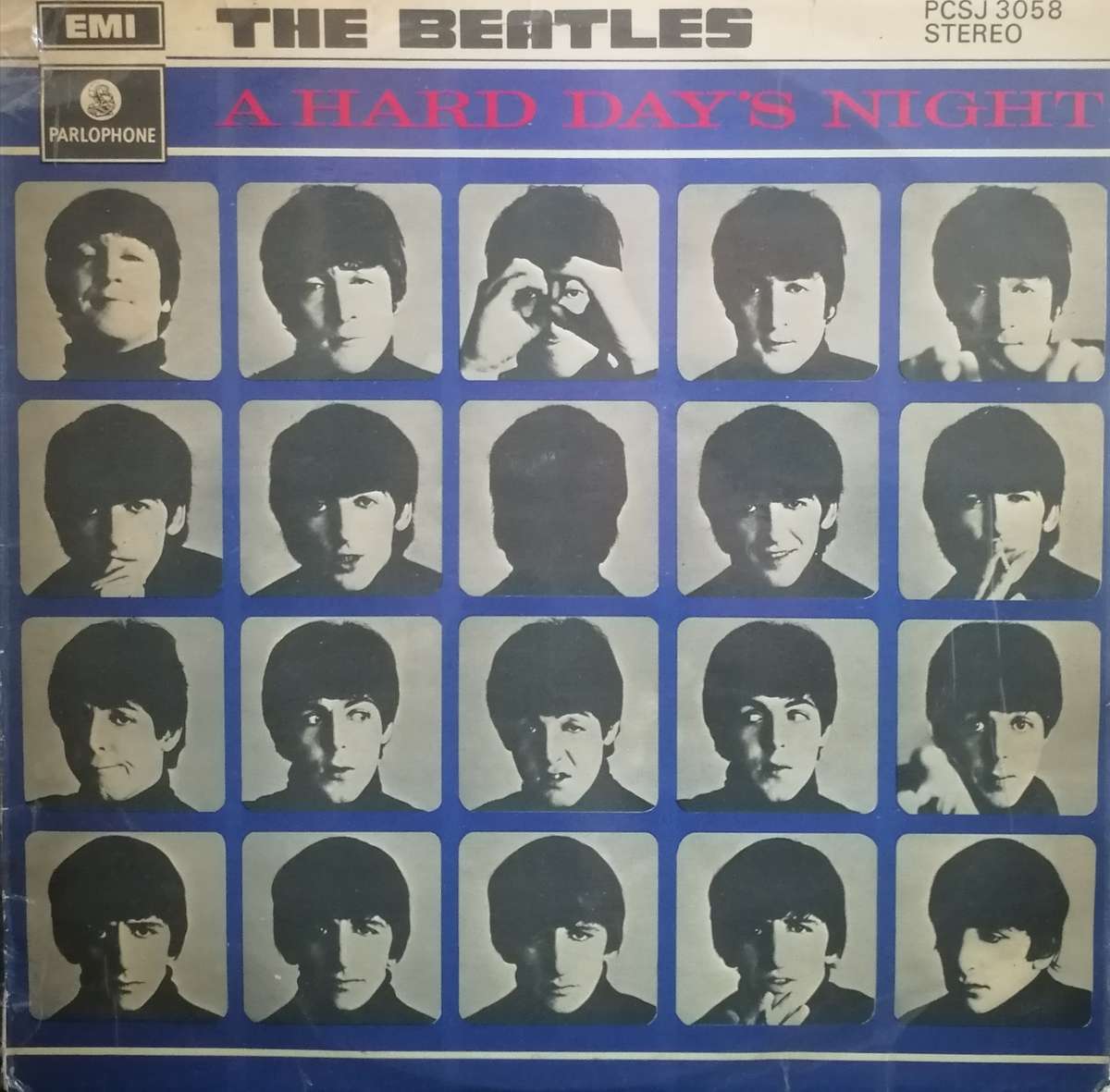 The Beatles, a Hard day's Night, vinyl excellent.