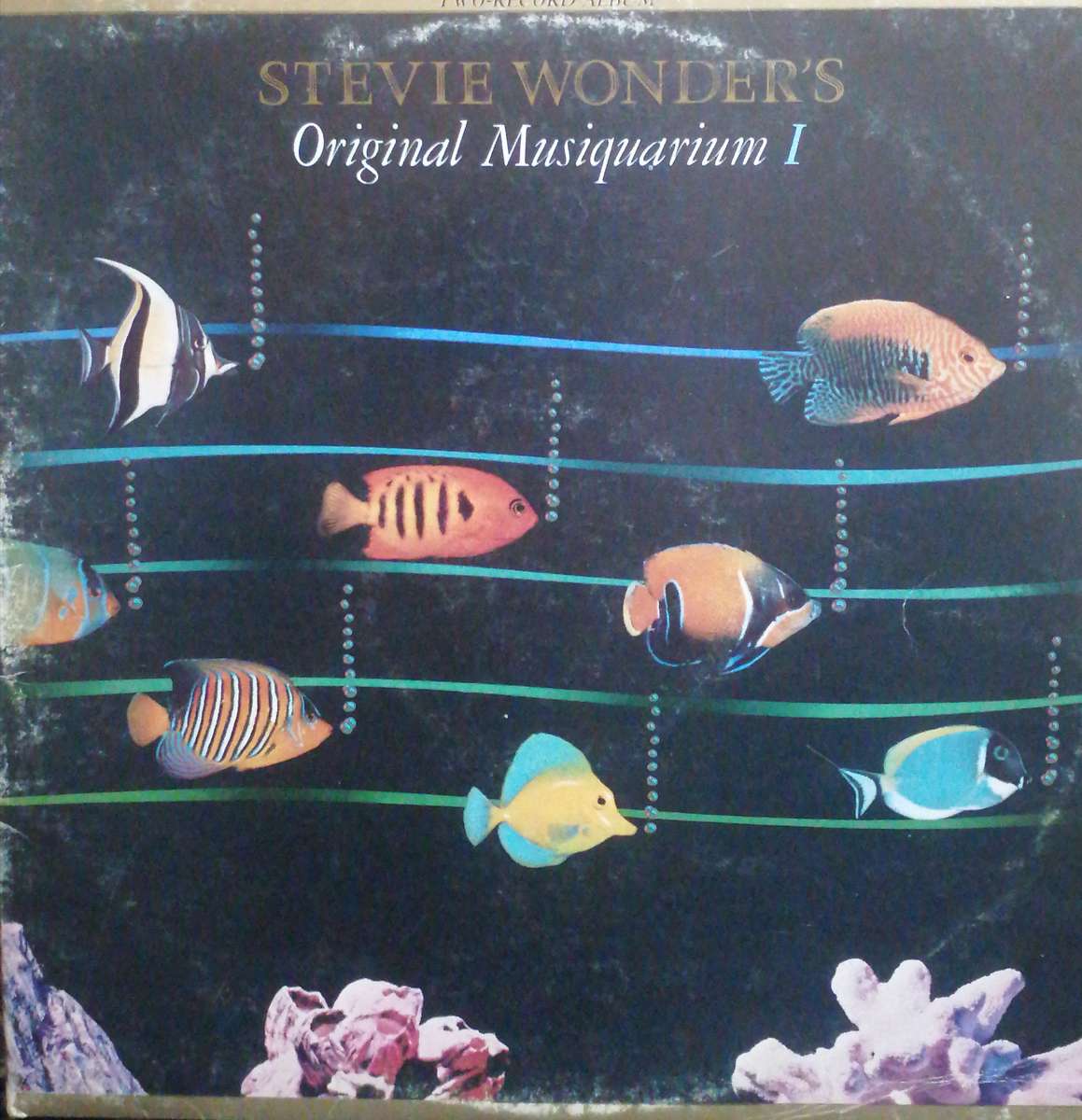 Stevie Wonder's Original Musiquarium 1, double album, vinyl's excellent.