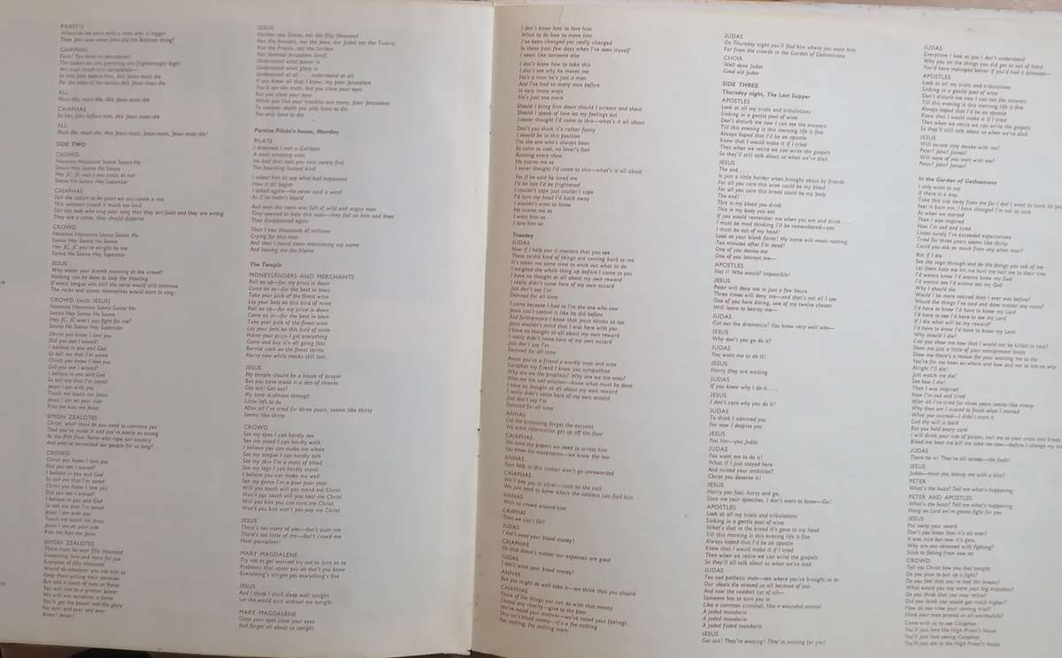 Jesus Christ Super Star, double album, vinyl's very good & cover fair.