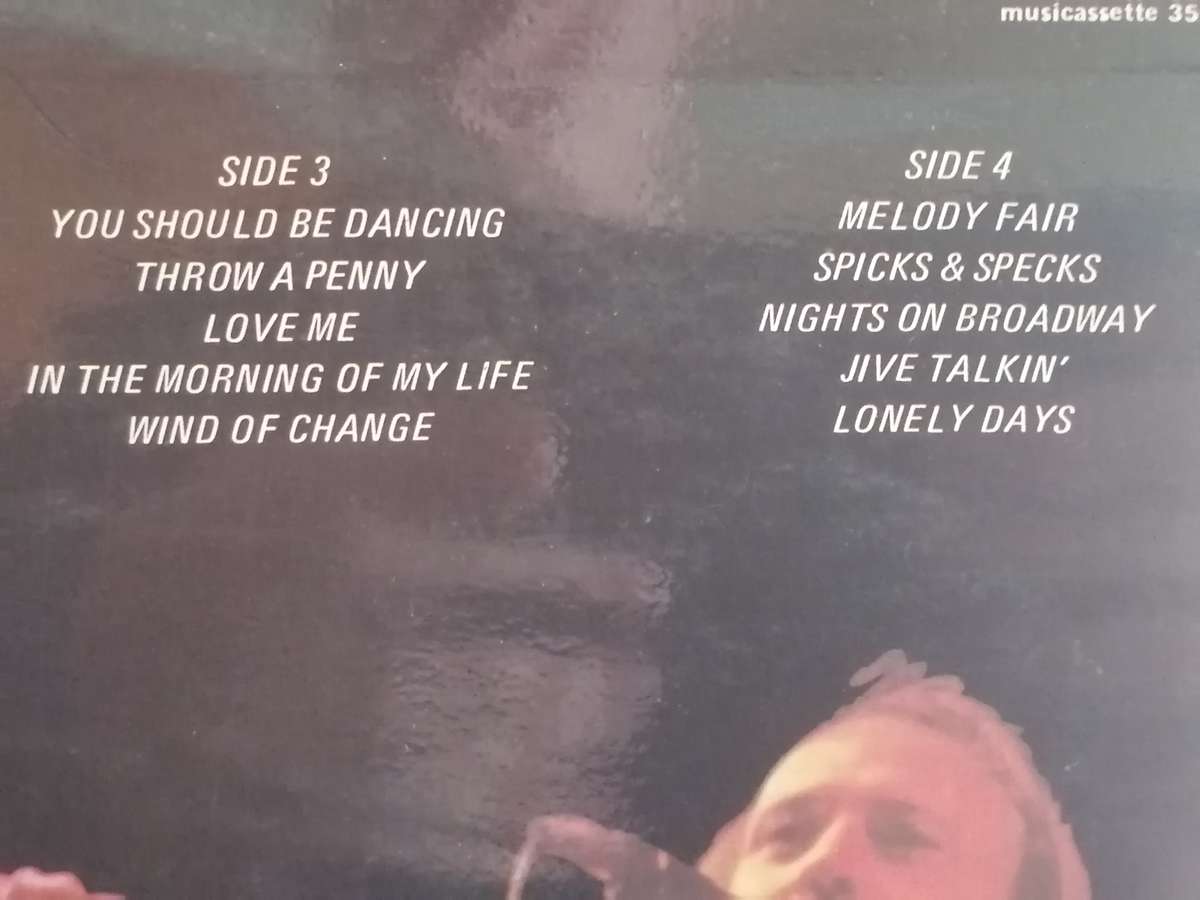 Bee Gees Live.., Double album, vinyl's very good.