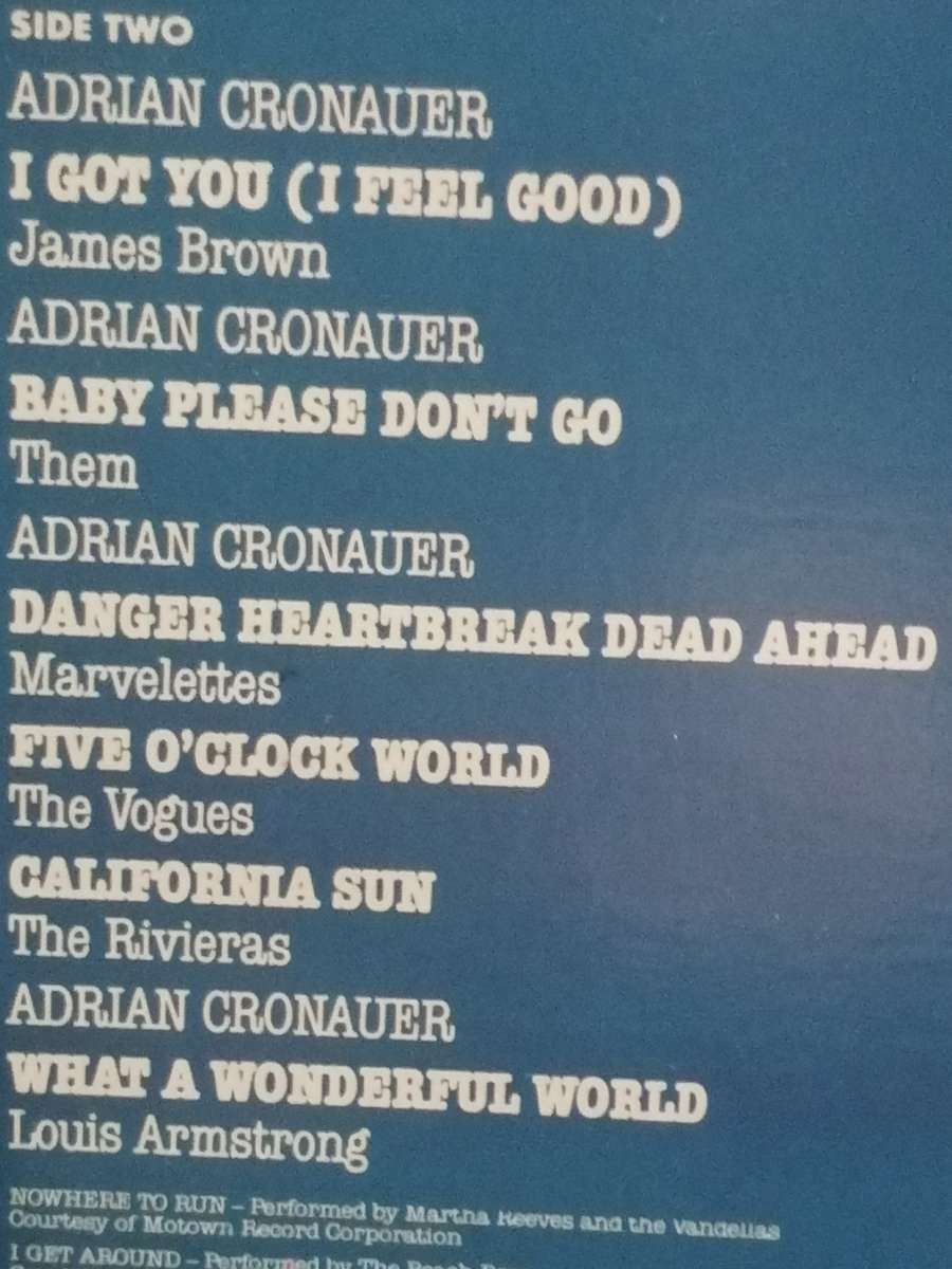 Good Morning Vietnam, original picture soundtrack, vinyl excellent.