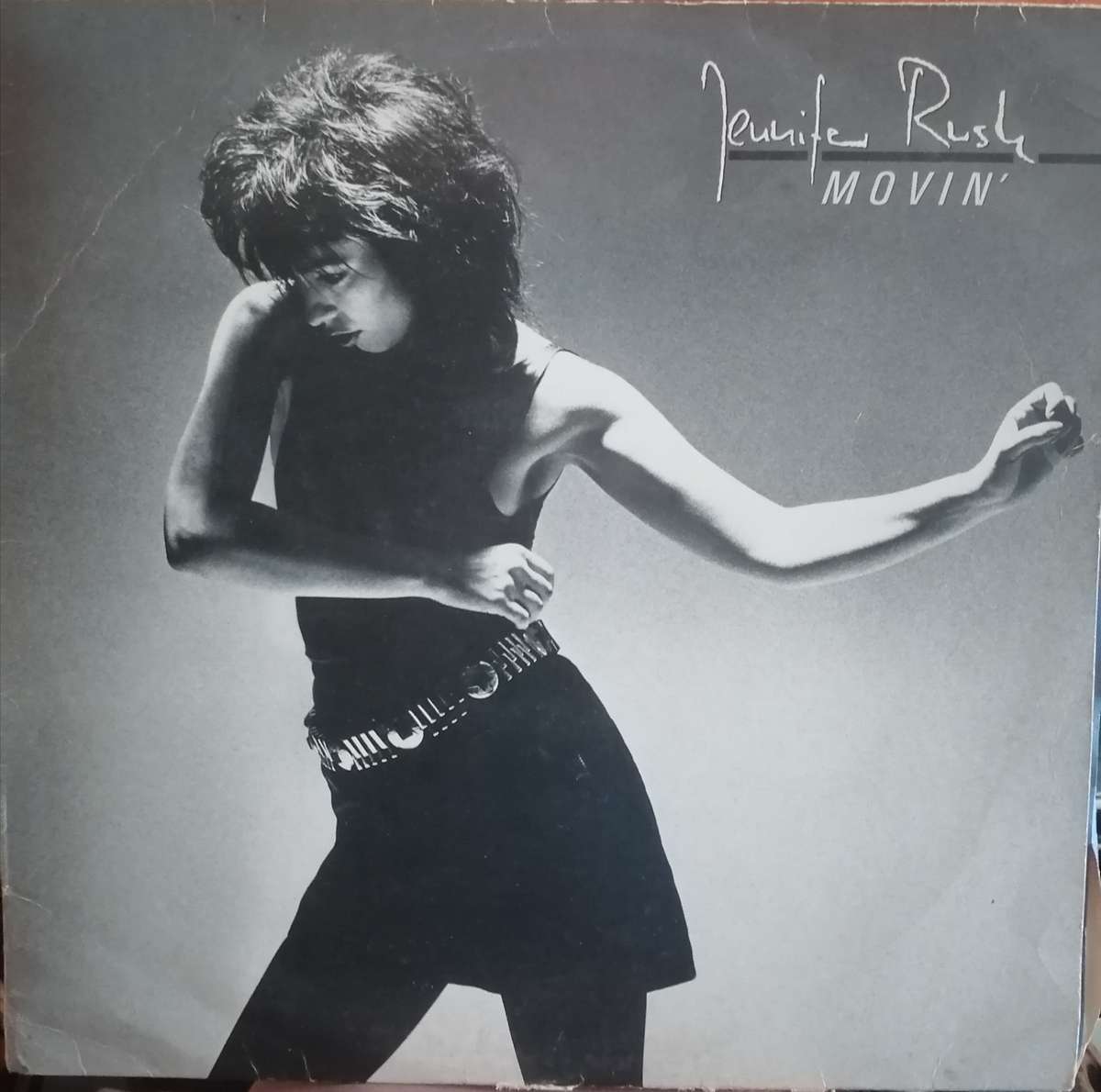 Jennifer Rush, Movin, vinyl in excellent condition.
