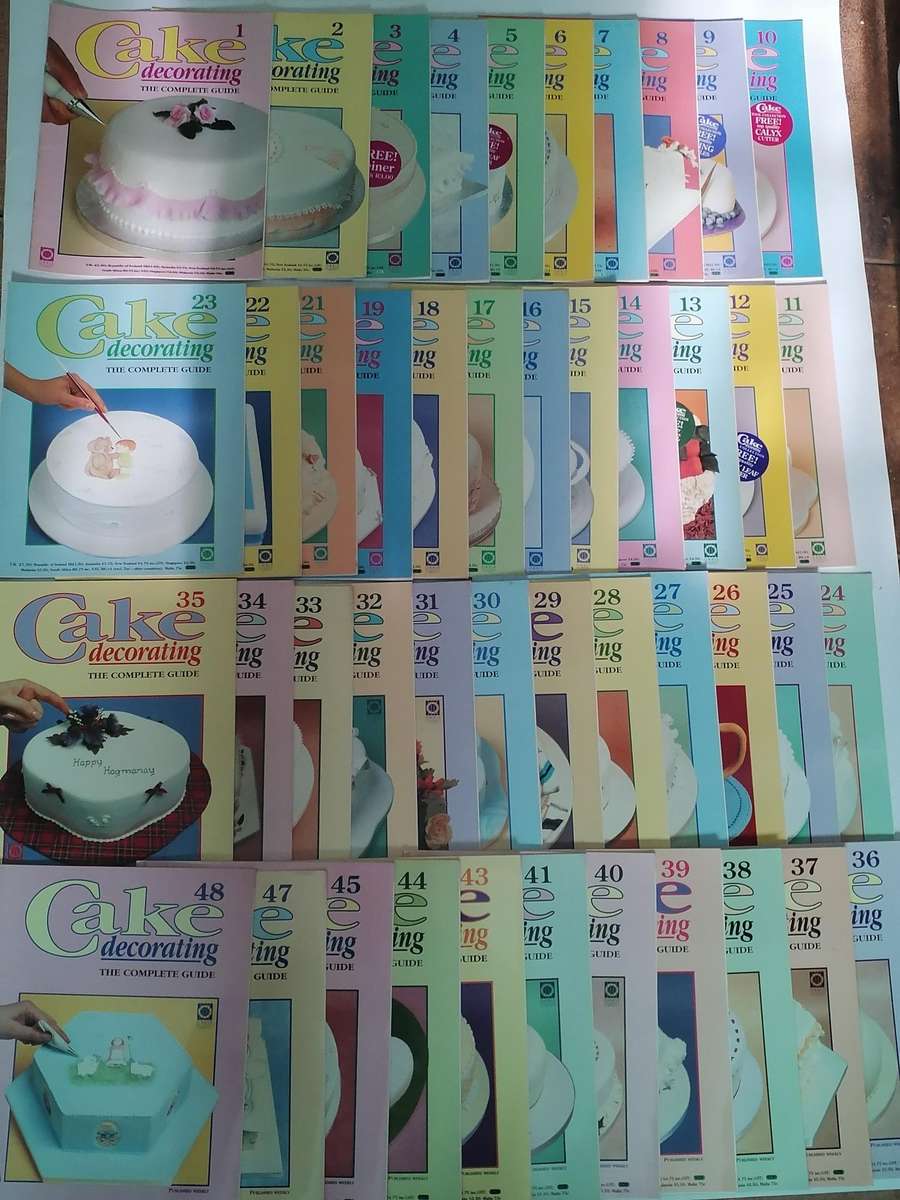 64x Cake decrating issues, The complete Guide, Pages A4, Published England.