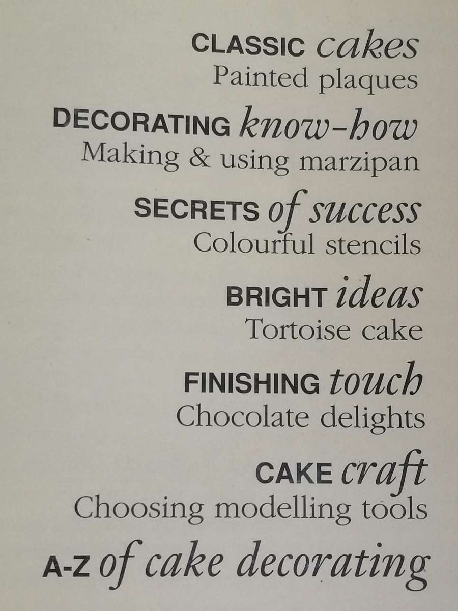 64x Cake decrating issues, The complete Guide, Pages A4, Published England.
