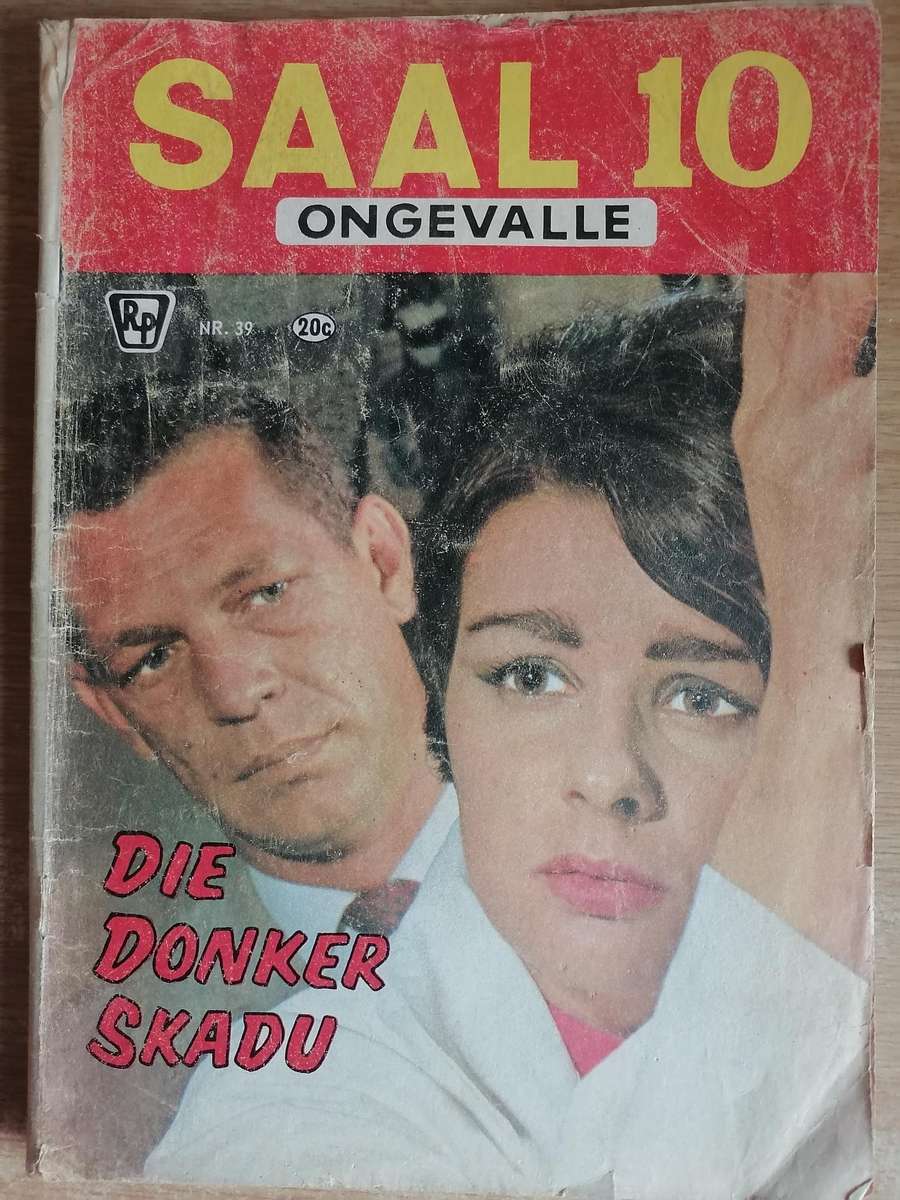 Scarce, early issues, Saal 10 ongevalle, issue no.39, Afrikaans Foto verhaal,