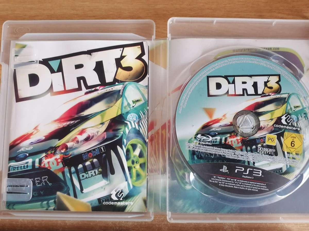 3x PS3 games, Pacific Rift Platinum, Mx vs. Atv untamed & Dirt 3.