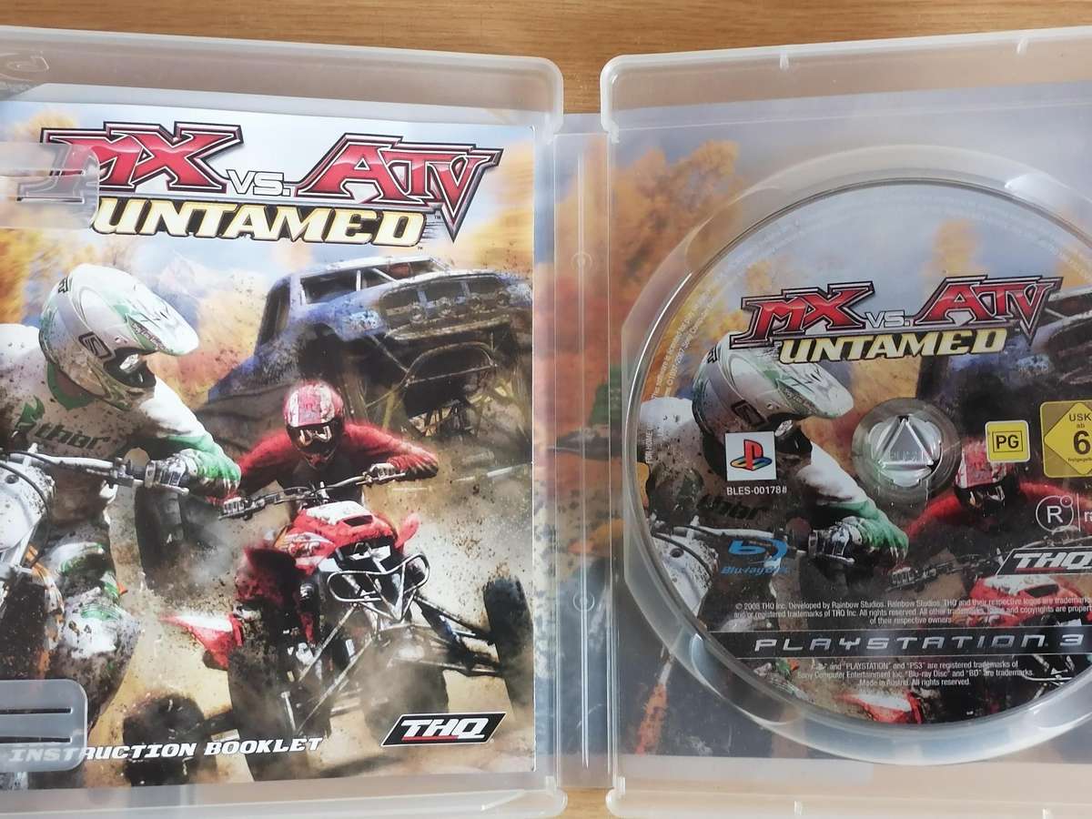 3x PS3 games, Pacific Rift Platinum, Mx vs. Atv untamed & Dirt 3.