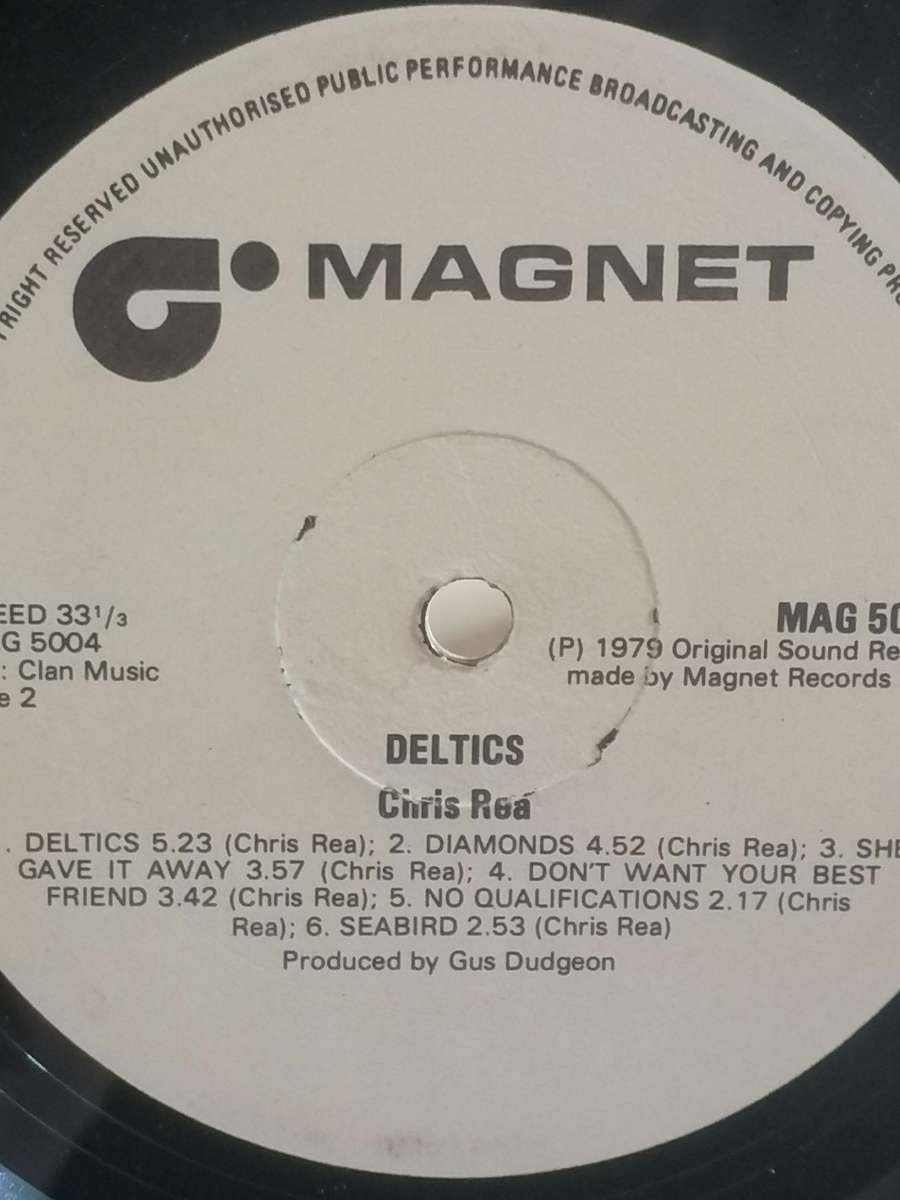Chris Rea, Deltics, vinyl good.