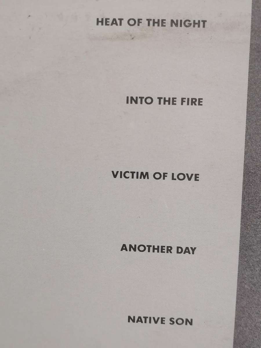 Bryan Adams, Into the Fire vinyl good+.