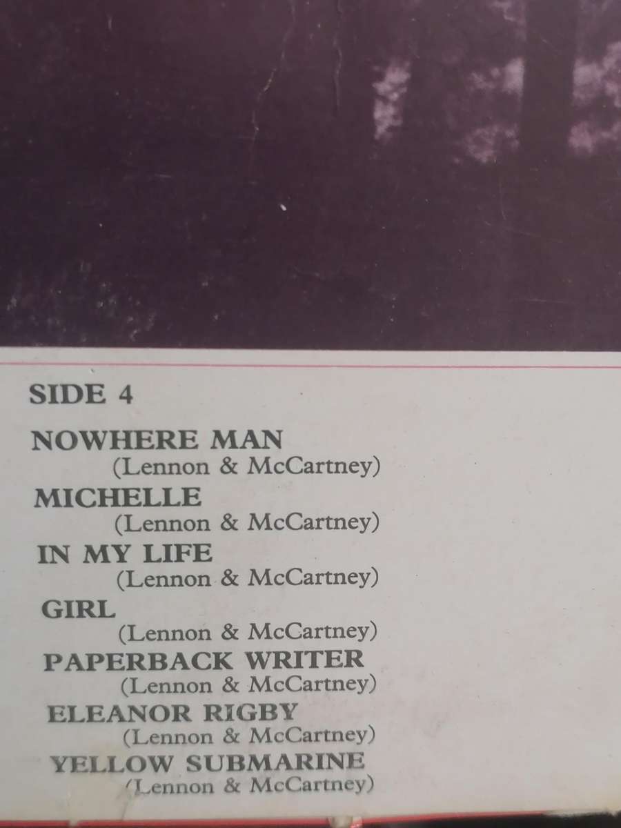 The Beatles 1962-1966, Double album, vinyl's very good.