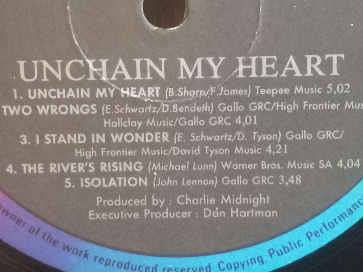 Joe Cocker, unchain my heart, vinyl very good+ .