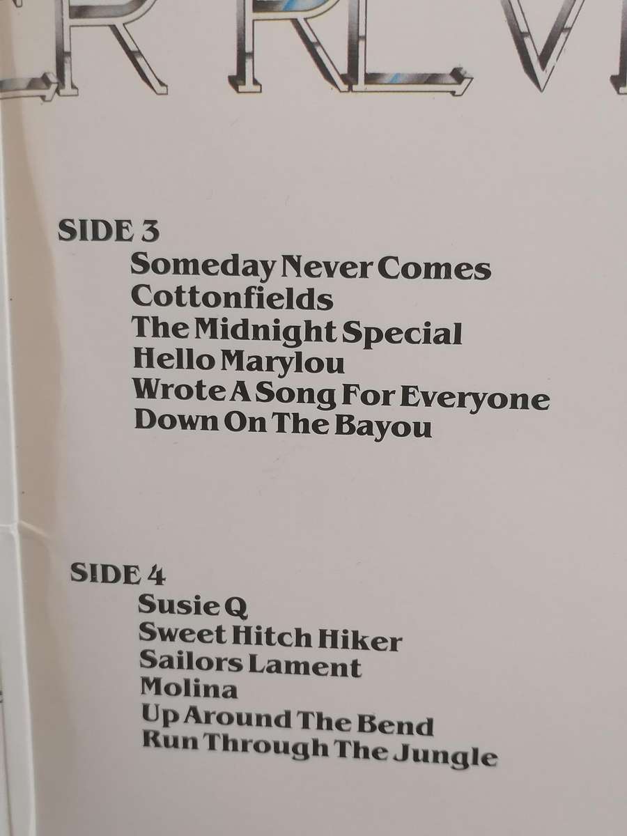 The very best of Creedence Clearwater Revival, double album ,vinyl's very good+ .