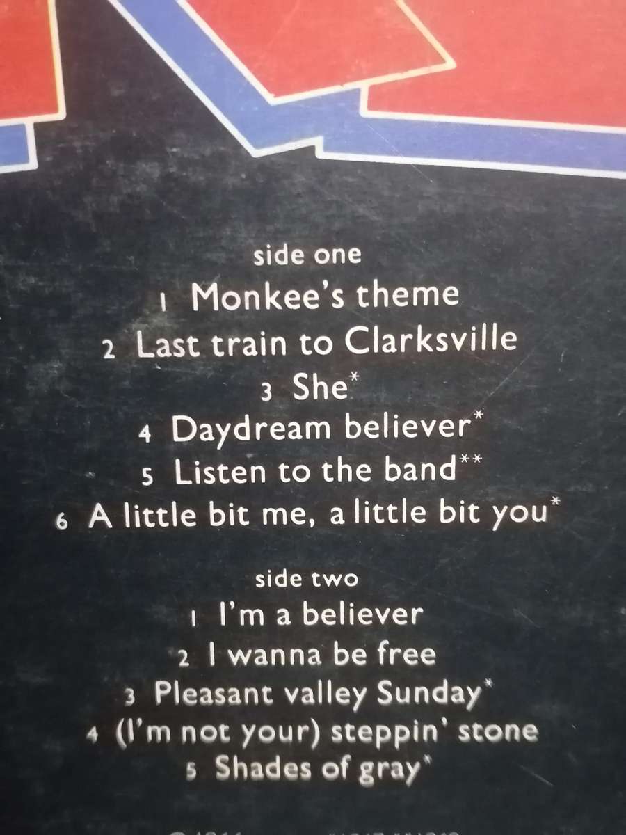 The Monkees, vinyl very good.