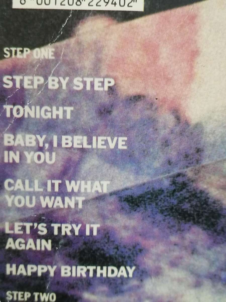 New Kids on the Block, Step by Step, vinyl very good.