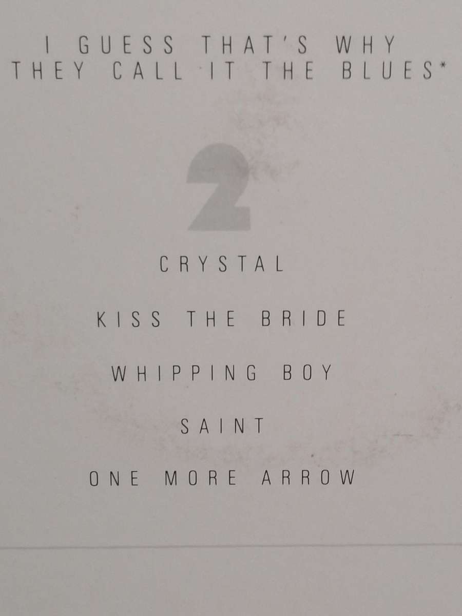 Elton John, too low for Zero, vinyl excellent