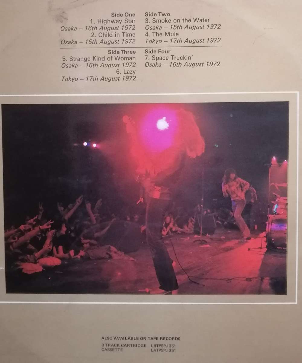 Deep Purple, Made in Japan, double album vinyl's very good-  .