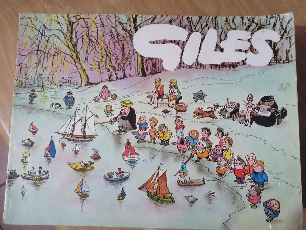 13x Vintage Giles Cartoon issues, between 1973 to 1998.