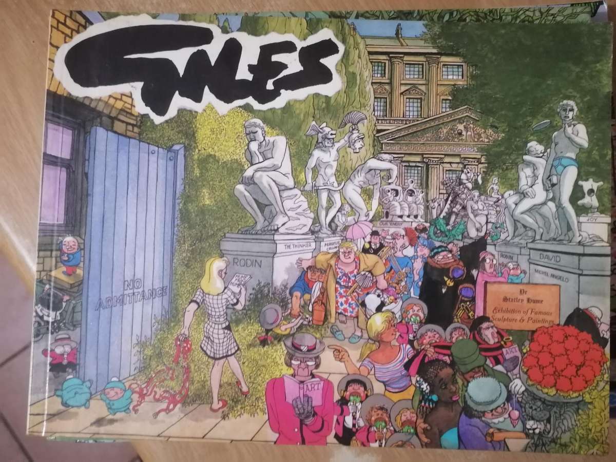 13x Vintage Giles Cartoon issues, between 1973 to 1998.