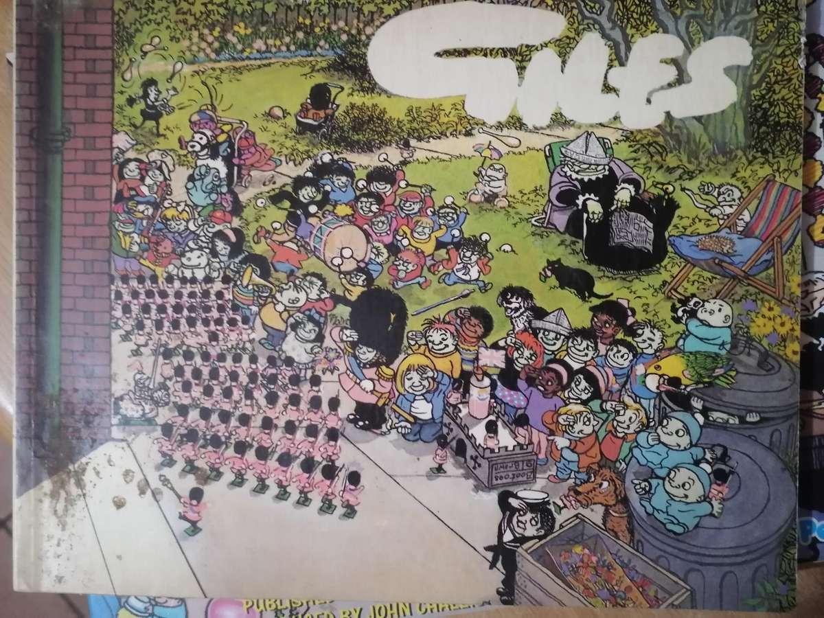 13x Vintage Giles Cartoon issues, between 1973 to 1998.