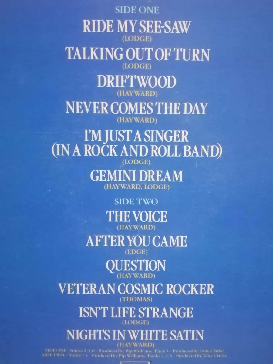 Moody Blues, Voices in the sky, vinyl very good.