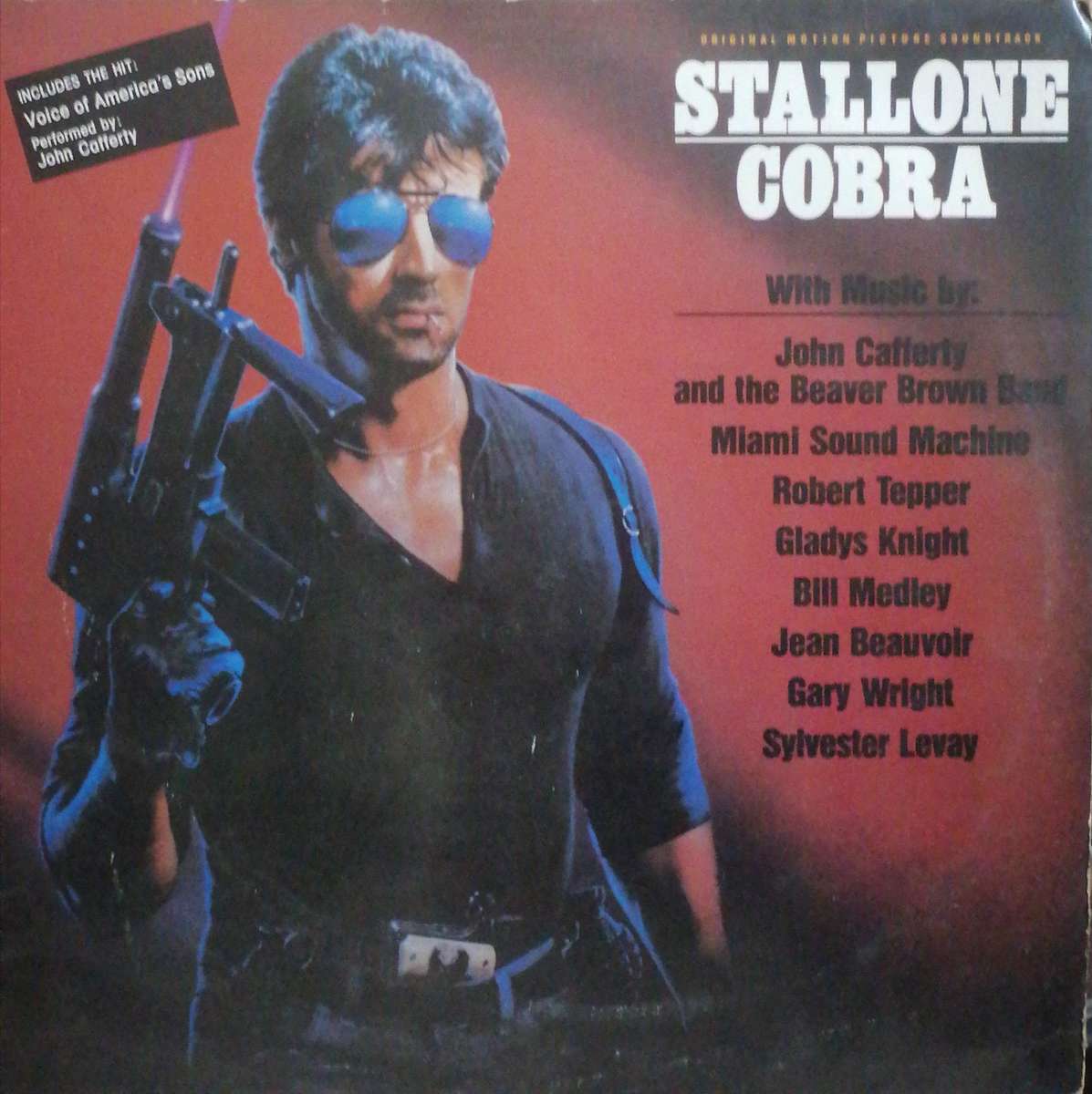 Stallone Cobra, Original picture soundtrack, vinyl very good.