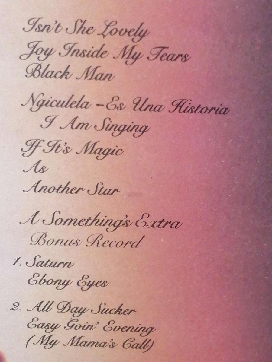 Stevie Wonder, Songs in the Key of Life, double album, vinyl's good+.