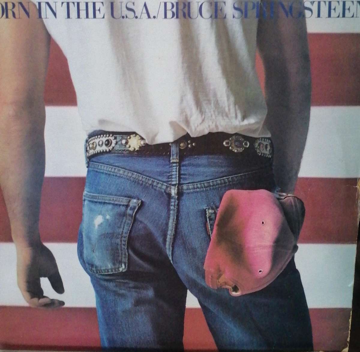 Bruce Springsteen, Born in the USA, vinyl good+.