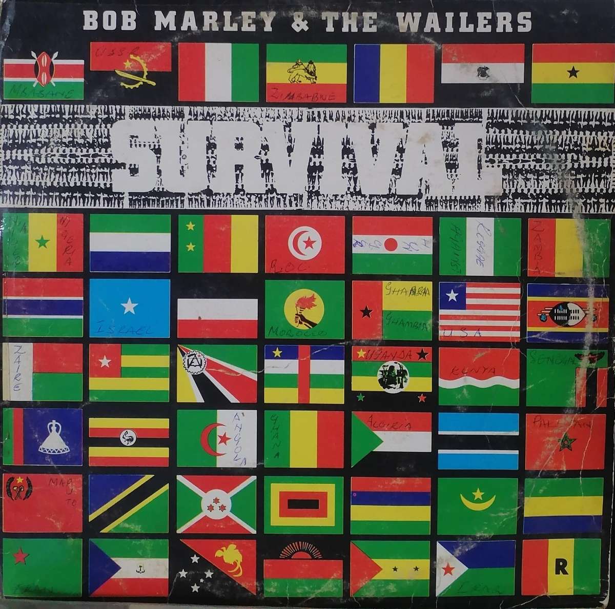 Bob Marley & The Wailers, Survival, vinyl very good.