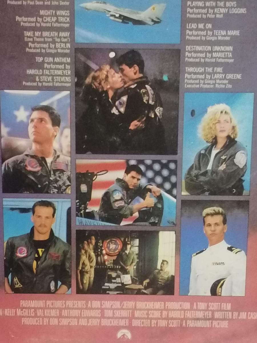Top Gun, Original Picture Soundtrack, vinyl very good+ .