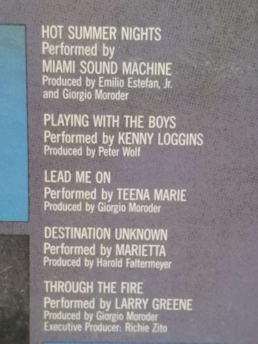 Top Gun, Original Picture Soundtrack, vinyl very good+ .