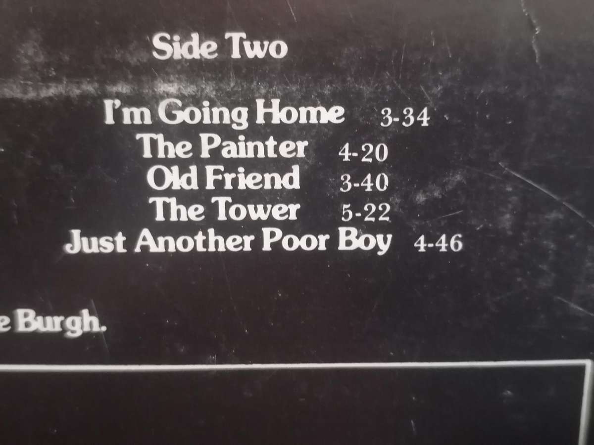 Chris De Burgh, Spanish Train ..., vinyl very good+ .