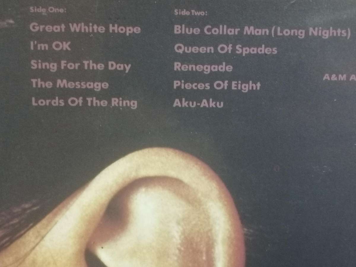 Styx, Pieces of Eight, vinyl excellent .