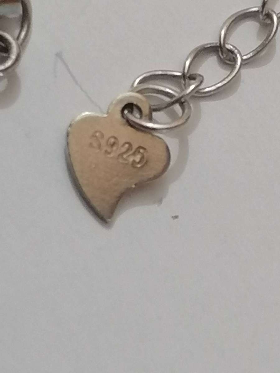 Stunning quality colour stone bracelet, sterling silver, 12.4 grams..