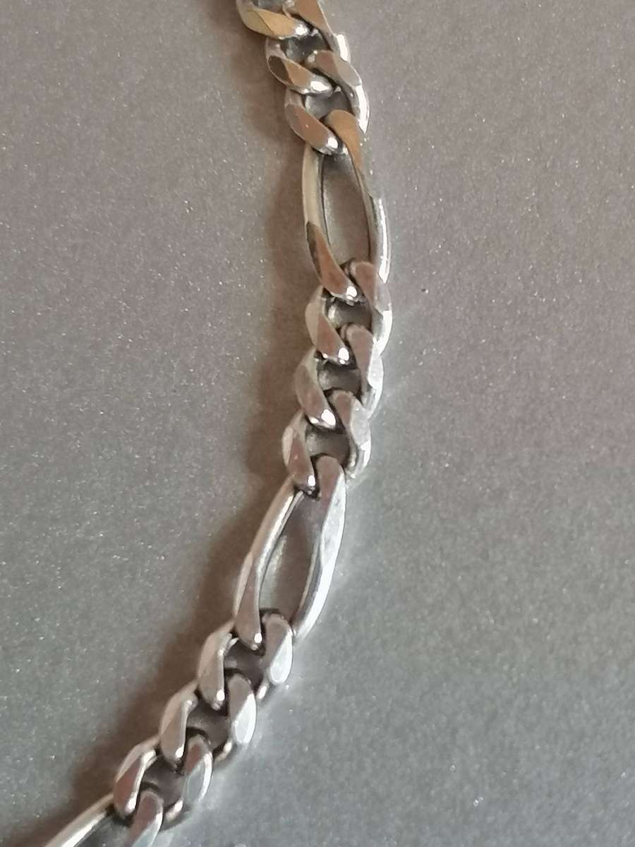 Beautiful 925. silver I.D. Bracelet, 19cm long