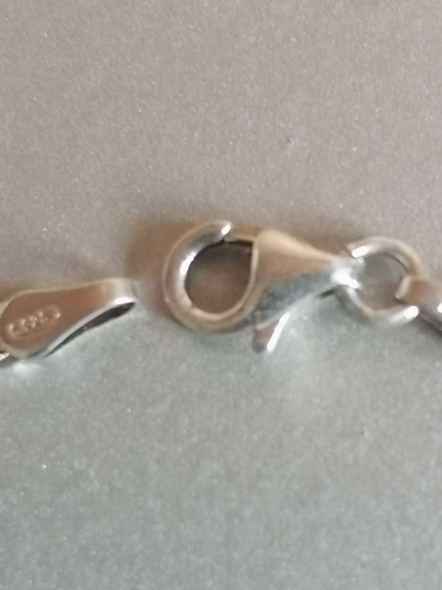 Beautiful 925. silver I.D. Bracelet, 19cm long