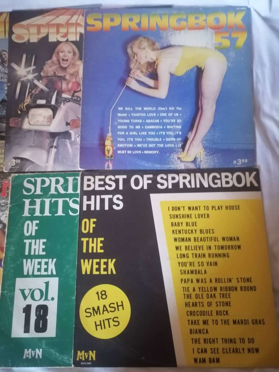 13x Springbok vinyl's in excellent to very good condition.