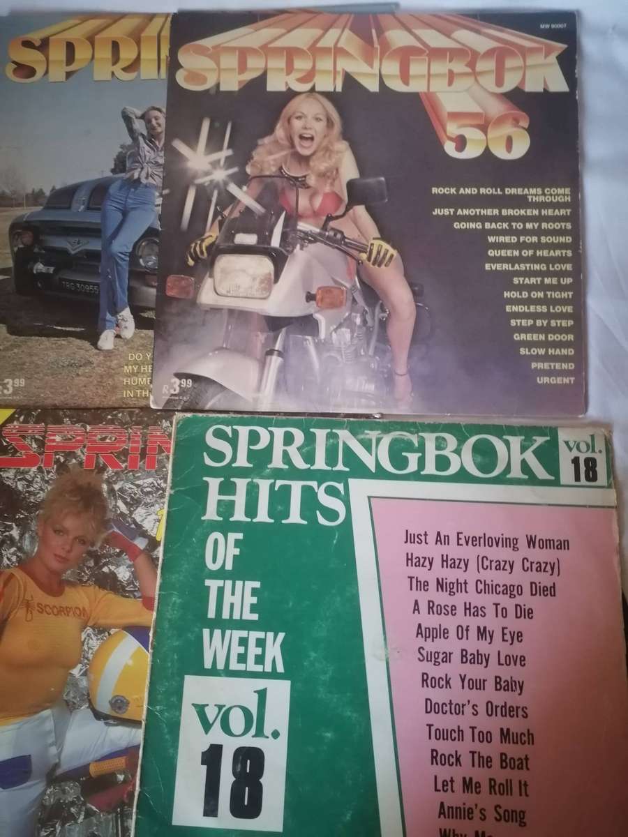 13x Springbok vinyl's in excellent to very good condition.